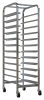 Тележка-шпилька для гастроемкостей Restoinox ТШРП-12У 600х400 и GN1/1 (530х325)