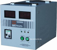 Стабилизатор напряжения UPOWER АСН-10000 с цифровым дисплеем 